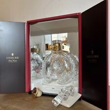 Louis XIII Remy Martin Cognac Crystal Decanter Empty Bottle And Collection Box