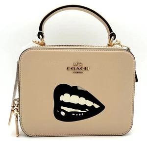 Coach X Tom Wesselmann Box Crossbody Ivory Leather CQ045 - Picture 1 of 10