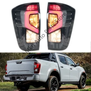 1Pair For Nissan NP300 Navara 2015-2023 Smoke 2Pcs LED Rear Brake TailLight Assy - Picture 1 of 12
