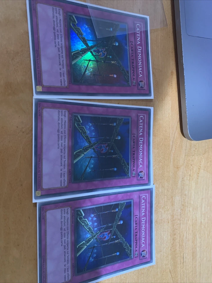 Yugioh Fiendish Chain Abpf-en044 1st Italian X3 - Image 1 of 1