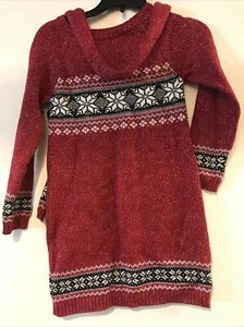 Maggie And. Zoe Holiday Sweater Dress Size 5-6 - Picture 1 of 4