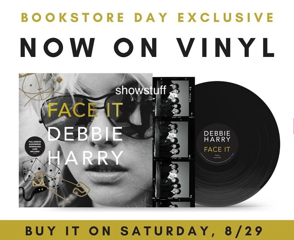DEBBIE HARRY FACE IT MEMOIR DOUBLE VINYL ALBUM LP BLONDIE BOOKSTORE DAY 8/29 - Imagem 1 de 1