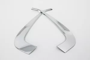 Chrome Radiator Grill Wing Garnish Molding 2p for 2010 2013 Hyundai Tucson ix35 - Picture 1 of 4