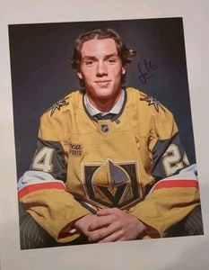 Trevor Connelly Autographed 8x10 Photo Vegas Golden Knights Left Winger Rookie - Picture 1 of 1