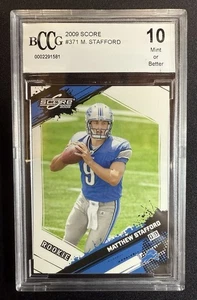 2009 Score #371 Matthew Stafford ROOKIE. Rams. 🔥🔥BCCG 10🔥🔥 - Picture 1 of 2