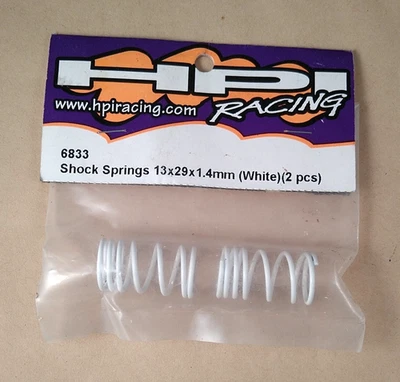 HPI Racing 6833 13x29x1.4mm White Nitro RS4 Racer Super Mini RC Car Parts - Image 1 of 3