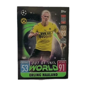 2021/22 Erling Haaland Topps Match Attax Extra Out Of This World Dortmund #OUT15 - Picture 1 of 2