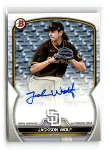 2023 Bowman Jackson Wolf #PPA-JWF Auto - Bild 1 von 2