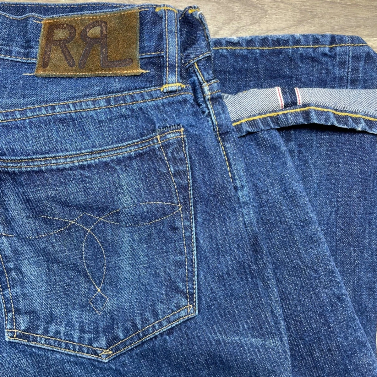 RRL デニム 33x32 RRL ダブルアールエル ブラック 782866527001 ハイスリム JAPAN WOVEN