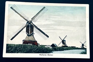 Early View Holland Molen Windmill Postcard - Picture 1 of 2