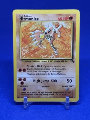 Hitmonlee 1st Edition Pokemon Fossil 22/62 LP(EXCELLENT) - Image 1 of 2