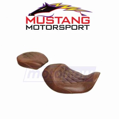 Mustang Wide Tripper Passenger Seat for 2007-2017 Harley Davidson FXDWG wm Foto 1 de 4