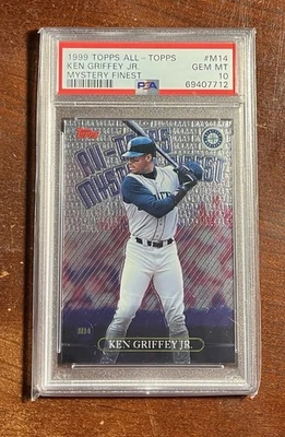 1999 Topps Ken Griffey Jr.🌟 All-Topps Mystery Finest🔥PSA 10🚨GEM MINT💎 - Image 1 of 2