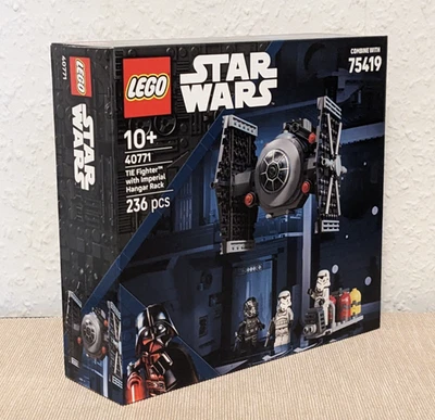 LEGO StarWars 40771 TIE Fighter con Telaio Hangar Imperiale Complemento per 75419 - Immagine 1 di 4