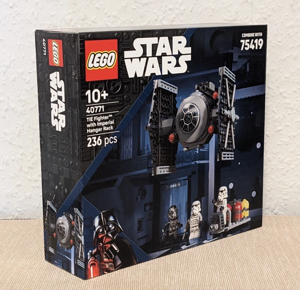 LEGO StarWars 40771 TIE Fighter con Telaio Hangar Imperiale Complemento per 75419 - Immagine 1 di 4