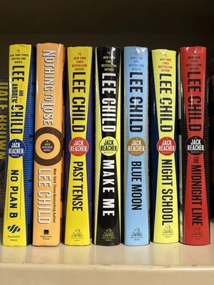 Lee Child Jack Reacher Series Lot Of 7 Hardcover Books -All First Edition Foto 1 de 4