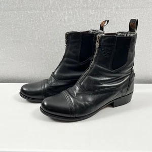Damen-Reiterstiefel schwarz Leder Ariat Heritage Paddock Größe 7,5B Reitsport - Bild 1 von 11