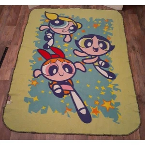 Manta polar vintage Y2k Power Puff niñas AOP 44x60 Cartoon Network - Imagen 1 de 12