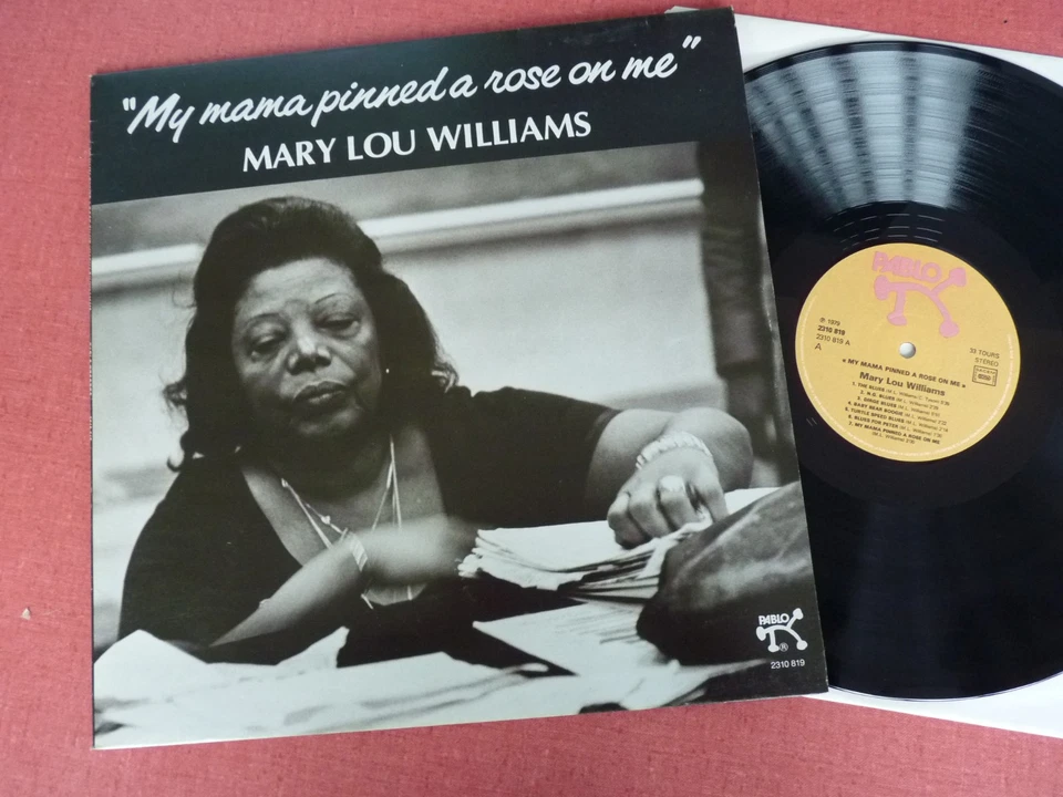 MARY LOU WILLIAMS - My Mama Pinned A Rose On Me - Pablo - Rare LP Jazz vinyle 33 - Photo 1/4