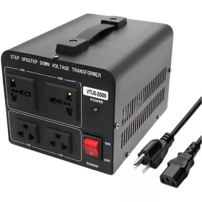 110V To 220V Voltage Converter 220V To 110V Step-Up/Step-Down Transformer - Image 1 of 4