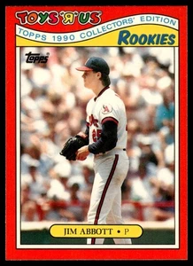 1990 Topps Toys'R'Us Rookies Jim Abbott Rookie California Angels #1 - Picture 1 of 2