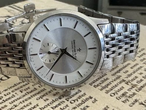 DREYFUSS CO 1946 WATCH MEN QUARTZ 36mm new battery - Picture 1 of 20