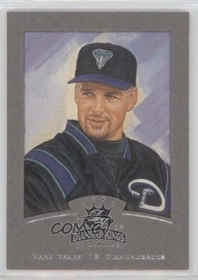 2002 Donruss Diamond Kings Silver Foil /400 Mark Grace #79 - Image 1 of 2