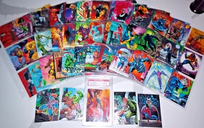 1992 Marvel Masterpieces 💎 COMPLETE SET + LM-4 Typhoid Mary + 4 Battle Spectra - Image 1 of 4