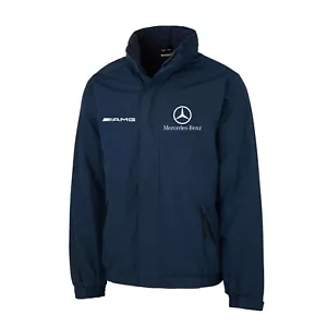 Chaqueta forrada de vellón con capucha impermeable a prueba de viento Mercedes Benz AMG Regatta Dover - Imagen 1 de 13