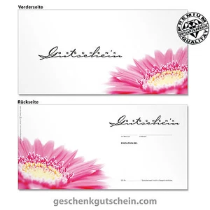 Gutscheinkarten "DINlang" für alle Branchen und Anlässe, Blumen BL9219 - Bild 1 von 1