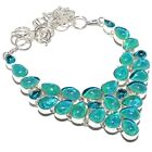 Triplet Fire Opal, Blue Topaz Gemstone 925 Sterling Silver Jewelry Necklace 18"