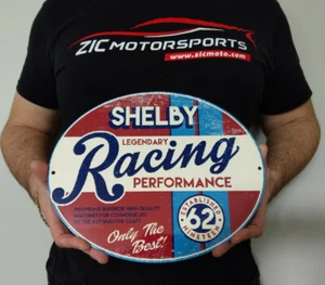 Shelby Racing Rustic Metal Art Wall Sign - 12x9 (Small) - Bild 1 von 2