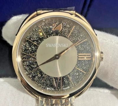 Swarovski Crystalline Glam 5452462 Champagne Gold & Crystal Quartz Watch - image 1 of 4