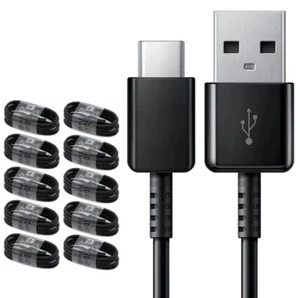 LOT 10/100 Micro USB/Type-C Fast Charging Cable For OEM Samsung Phone Android - Picture 1 of 6