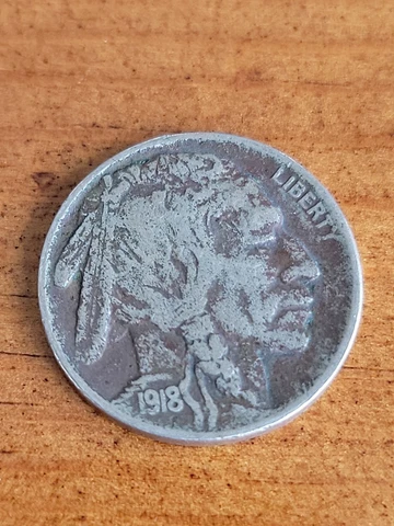 1918 5C Buffalo Nickel Cover