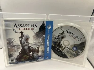 ASSASSIN'S CREED III PlayStation 3 PS3 Video Game Complete w/ Manual & Passport - Picture 1 of 7