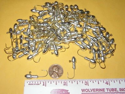 LAKER NEW 1/16 OZ. NON-LEAD BISMUTH JIG HEADS 25 QTY LEGAL IN ALL STATES