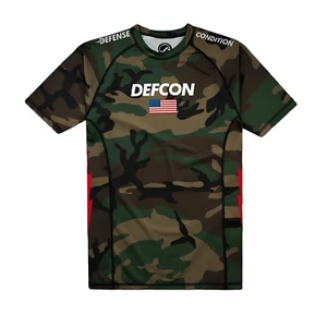Shoyoroll Defcon x BJJ Rash Guard Short Sleeve Jiu Jitsu MMA Camo Gear - Picture 1 of 7