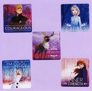 15 adesivi Frozen 2 Fearless - grandi - Anna, Elsa, Olaf, Kristoff, Sven - Foto 1 di 1