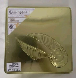 Harry Potter Golden Snitch 550 Piece Jigsaw Puzzle In Tin/ Sealed In Tin - Picture 1 of 4