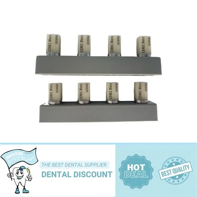 Sirona CEREC Blocs C 10 A2C 8 Pcs. Ref:6484435 Made in Germany.100% Orginal
