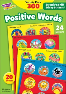 : Positive Words, Scented Scratch 'N Sniff Stinky Stickers, Fun for Rewards, Inc - Picture 1 of 3