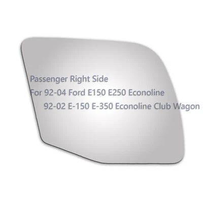 Сменное стекло зеркала подходит для Ford E150 E250 Econoline 1992-2004 годов выпуска под правую руку - Изображение 1 из 4