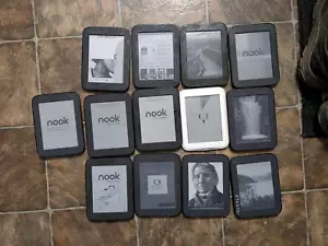 Lot of 13 Barnes & Noble BNRV300 & Nook 6" eBook Readers As Is Not Working - Picture 1 of 1