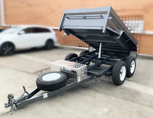 8x5 ELECTRIC HYDRAULIC RAM TIPPING TRAILER 2T ATM - Picture 1 of 3