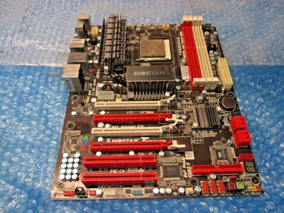 BIOSTAR TA990FXE AMD 990FX SATA  USB 3.0 AM3+ ATX Motherboard. - Image 1 of 4