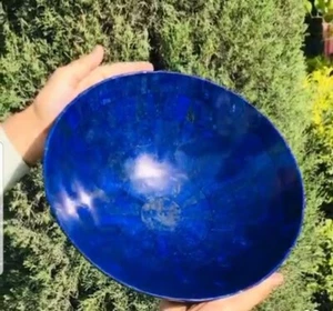 Lapis Lazuli Bowl Big Size Handmade Bowl - Picture 1 of 6