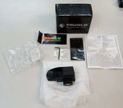 TRUGLO 战术红点 TB 开放式双 Blk 盒红绿点瞄准镜全新带盒 — 第 1/4 张图片