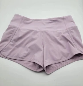 EUC Lululemon Run Times II Shorts Rose Quartz 4" inseam size 4 - Picture 1 of 10