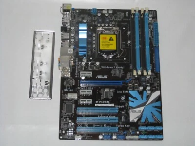 Asus Motherboard, Model P7H55, REV: 1.00G, Socket LGA 1156 - Image 1 of 2